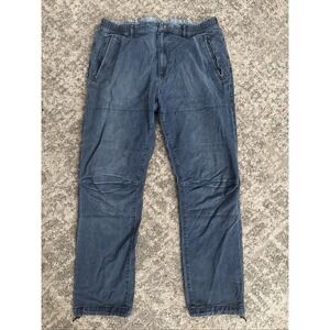 Polo Ralph Lauren Denim Jogger Jeans Mens Size 34x32 (Actual 34x30) Blue Stretch